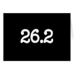 26.2 Marathon Definition Greeting Cards