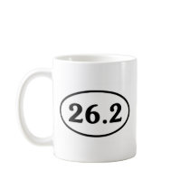 26.2 Marathon Oval (#Sou1) Mugs