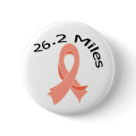 26.2 Miles Marathon Uterine Cancer Ribbon