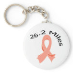 26.2 Miles Marathon Uterine Cancer Ribbon