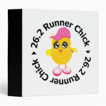 26.2 Runner Chick Binder