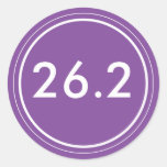 26.2 Sticker | Purple and white
