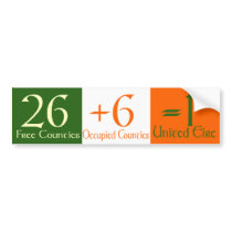 26+6=1 With Explanation Bumper Sticker