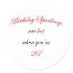 26 Birthday Spanking