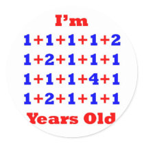 26 Years old! stickers
