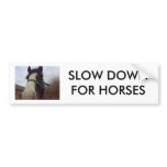 27012007032(1), SLOW DOWN FOR HORSES BUMPER STICKER