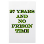 27 No prison time