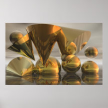 280910 The golden world Poster