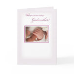 2818 Girl Godmother Invitation Greeting Card
