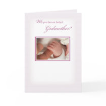 2818 Girl Godmother Invitation Greeting Card