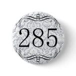 285 Area Code Pinback Buttons