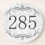 285 Area Code Beverage Coaster