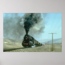 2-10-0 No 56309 crosses the barren landscape in no Poster