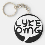 2 1/4" LYKE OMG Key Chain