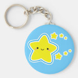 2 1/4" Stars Key Chain
