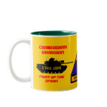 2/34th Armor Cambodian Invasion Black Tank Mug
