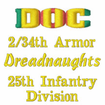 2/34th Armour Vietnam DOC Combat Medic CMB Shirt