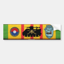 2/47th Inf. Bastards RR M113 Old Patches Sticker Bumper Stickers