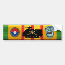 2/47th Inf. M125A1 Old Patches Sticker Bumper Sticker