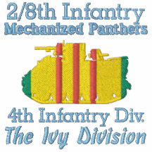 2/8th Inf. 4th ID VSM M113 ACAV Track Polo Shirt