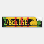 2/8th Inf. with M113 VSR Bumper Bumper Sticker