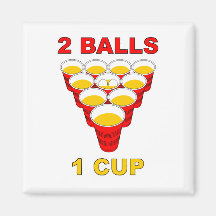 2 Balls 1 Cup (Magnet)