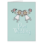 2 Brides Greeting Cards
