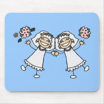 2 Brides Mouse Mat
