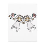 2 Brides Post Card