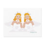 2 Brides Red Headed Post Cards