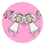 2 Brides Sticker