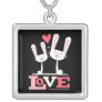 2 Bunnies in Love | Rabbit Pendant