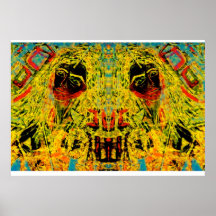 "2 Capricorns and a Polar Bear" Dual image Poster