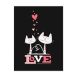 2 Cats in Love | Valentine Themed Postcards