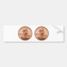 2 cents bumper stickers
