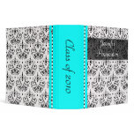 2" Chandelier damask graduation memories binder