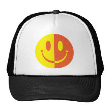 2 Colour Smiley Trucker Hats