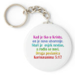 2 Corinthians 5:17 Croatian Key Chains