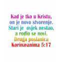 2 Corinthians 5:17 Croatian t-shirts