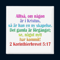 2 Corinthians 5:17 Swedish magnets