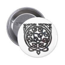 2 Dragons black chrome Buttons