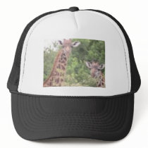2 giraffes mesh hats