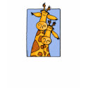 2 giraffes t-shirts