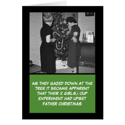 2 girls 1 cup bad taste Christmas by Cardsharkkid