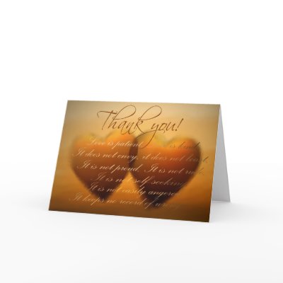 2 golden heart thank you card! by aslentz