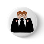 2 Grooms Brown Hair Pin