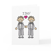 2 Grooms Greeting Cards
