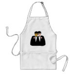 2 Grooms (Ethnic and Black-Haired) Apron