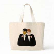 2 Grooms (Ethnic and Brown-Haired) Bags