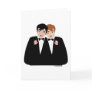 2 Grooms Gay Wedding Cards